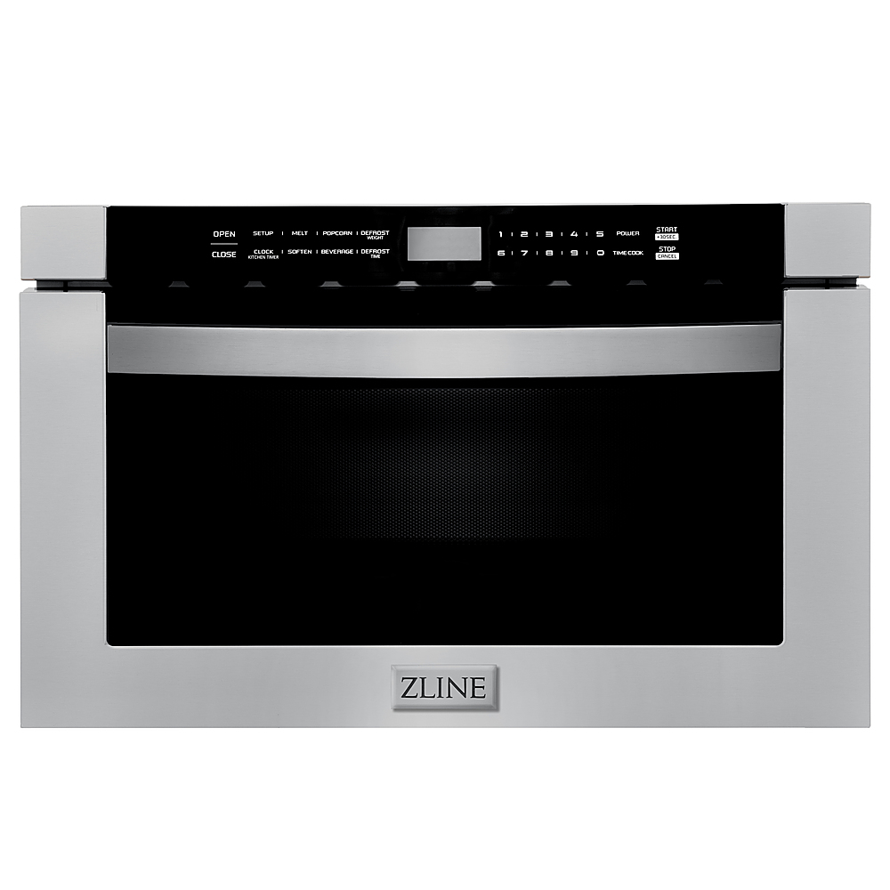 ZLINE 24 1.2 cu. ft. Microwave Drawer in Black Stainless Steel