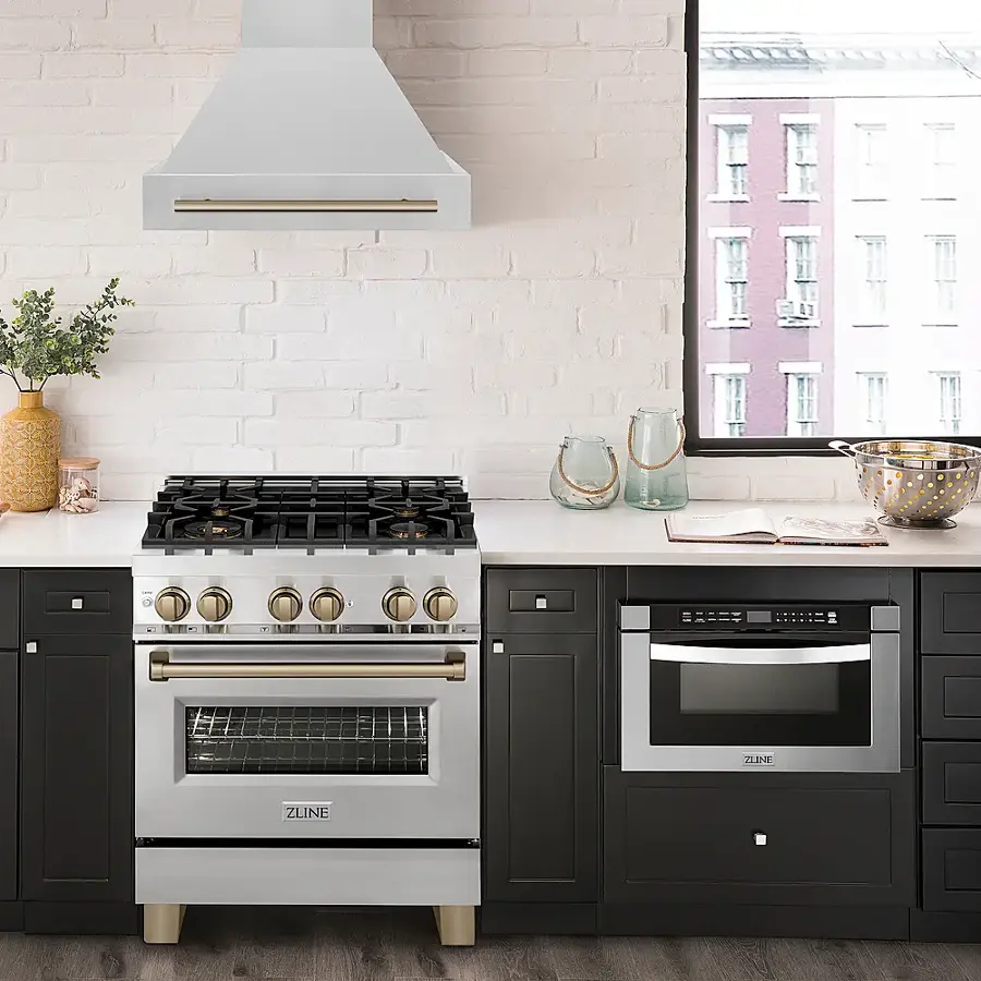 Alt View 18. ZLINE - 24" 1.2 cu. ft. Built-in Microwave Drawer in Stainless Steel - Silver.