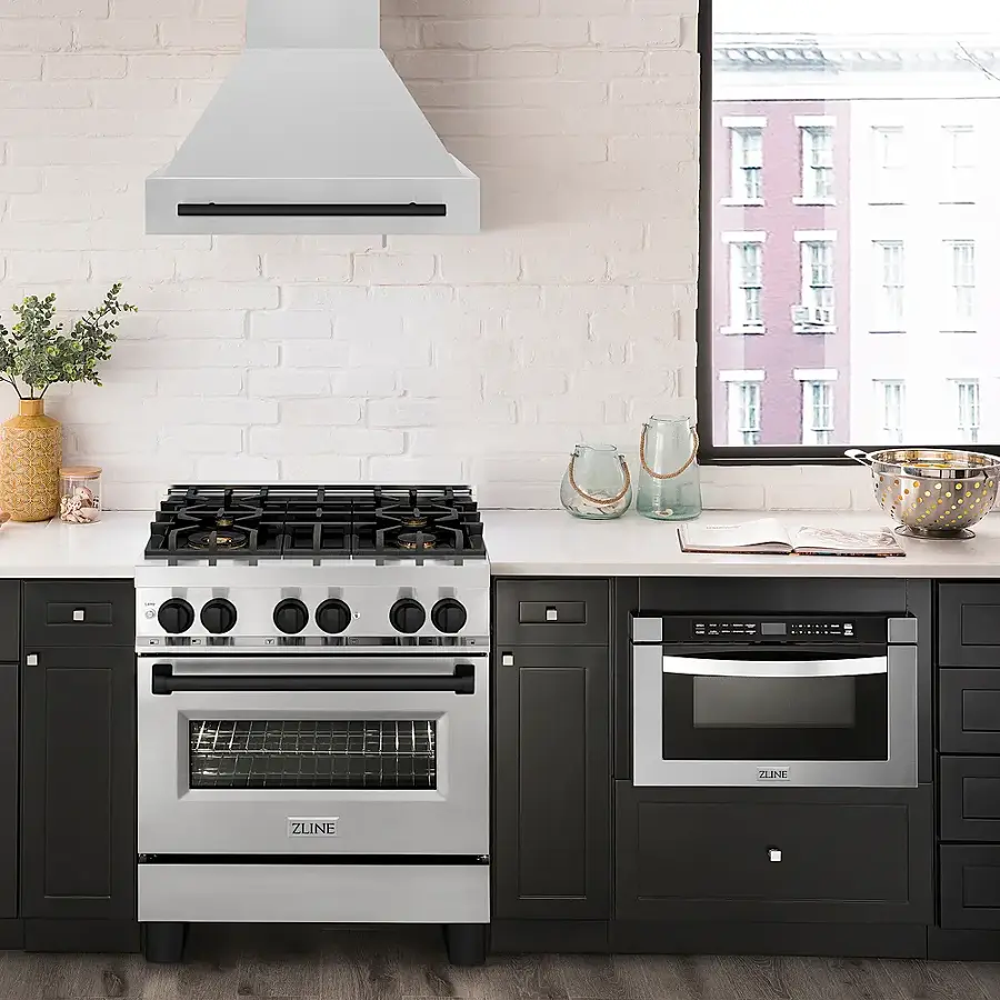 Alt View 19. ZLINE - 24" 1.2 cu. ft. Built-in Microwave Drawer in Stainless Steel - Silver.