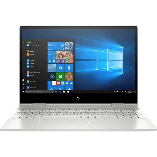 HP – ENVY x360 2-in-1 15.6″ Touch-Screen Laptop – Intel Core i7 – 8GB Memory – 512GB SSD – Natural Silver, Sandblasted Anodized Finish