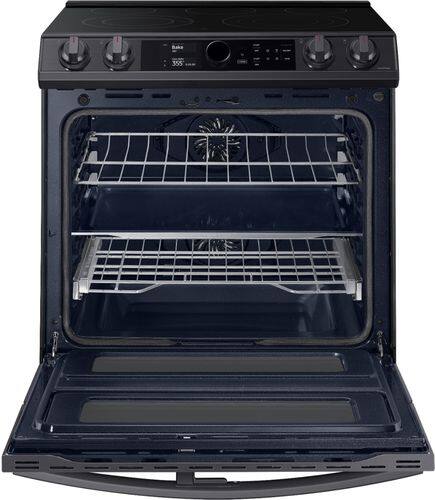 Samsung - 6.3 cu. ft. Flex Duo™ Front Control Slide-in Electric Range