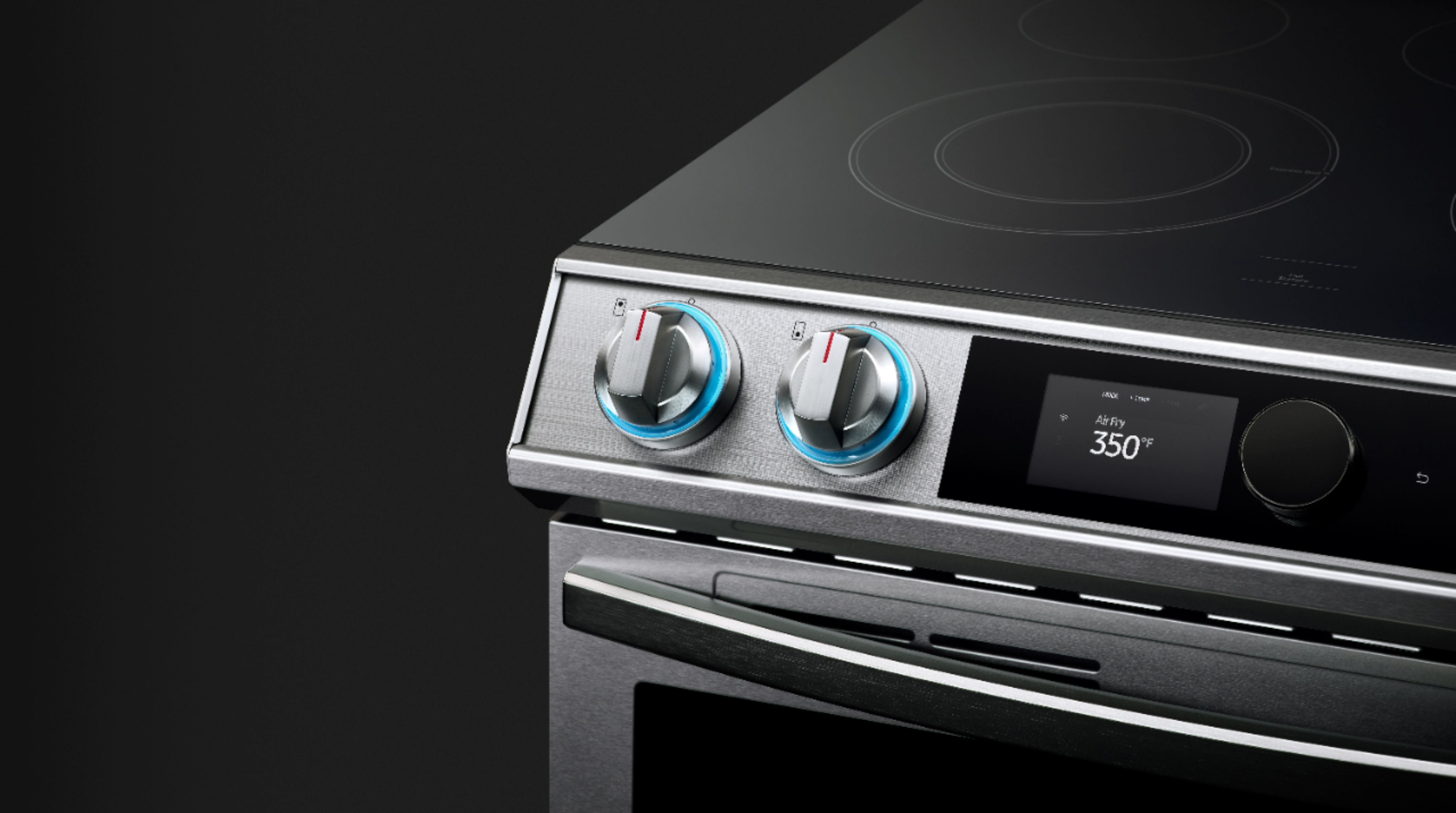 Samsung 6.3 Cu. Ft. Flex Duo Front Control Slide-in Electric Range with  Smart Dial, Air Fry and Wi-Fi in Stainless Steel, NFM