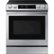Front Zoom. Samsung - 6.3 cu. ft. Front Control Slide-in Electric Convection Range with Smart Dial, Air Fry & Wi-Fi, Fingerprint Resistant - Stainless steel.