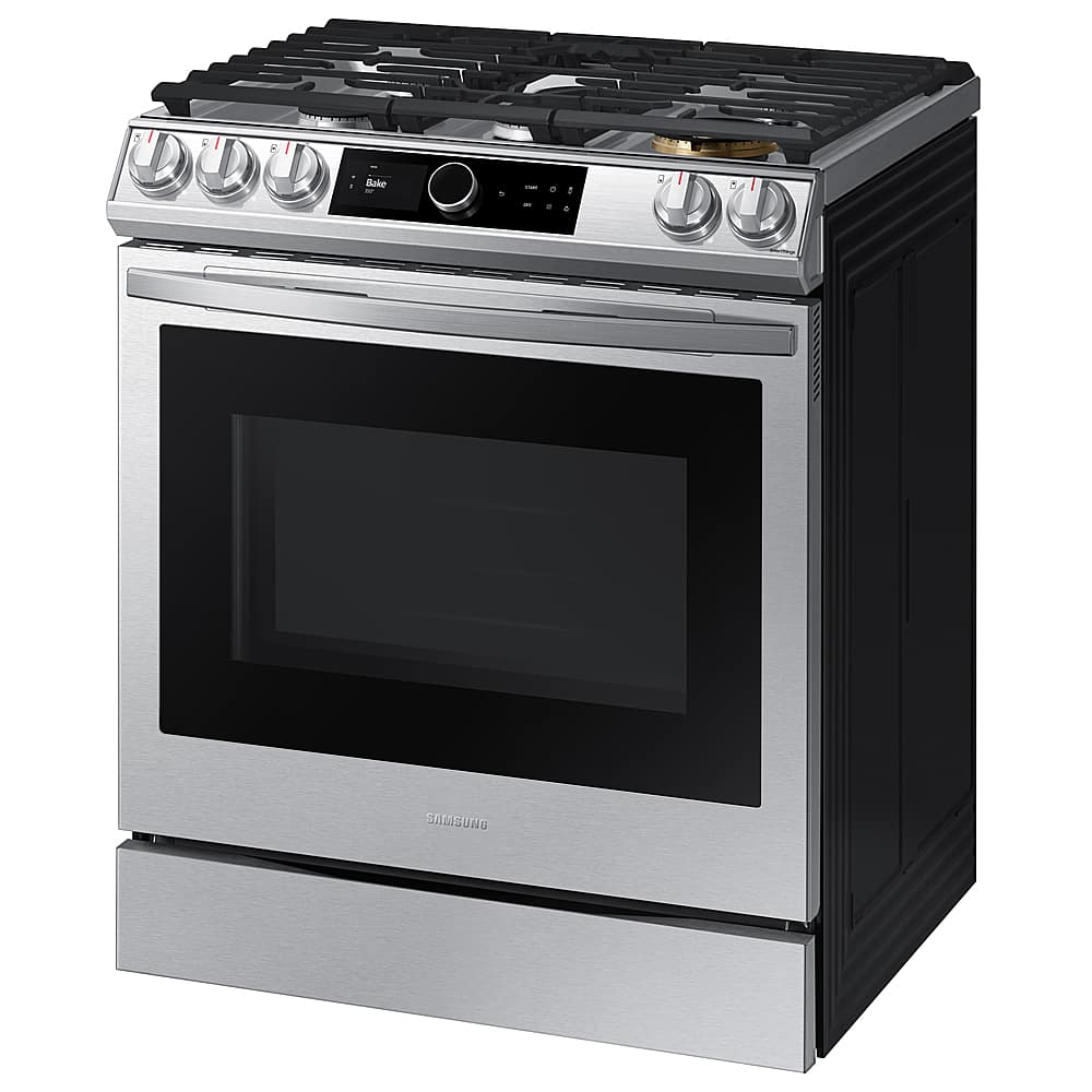 Customer Reviews Samsung 6.0 Cu. Ft. Front Control Slidein Gas Range with Smart Dial, Air Fry