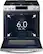Alt View 12. Samsung - 6.0 cu. ft. Front Control Slide-In Gas Range with Convection & Wi-Fi, Fingerprint Resistant - Stainless Steel.