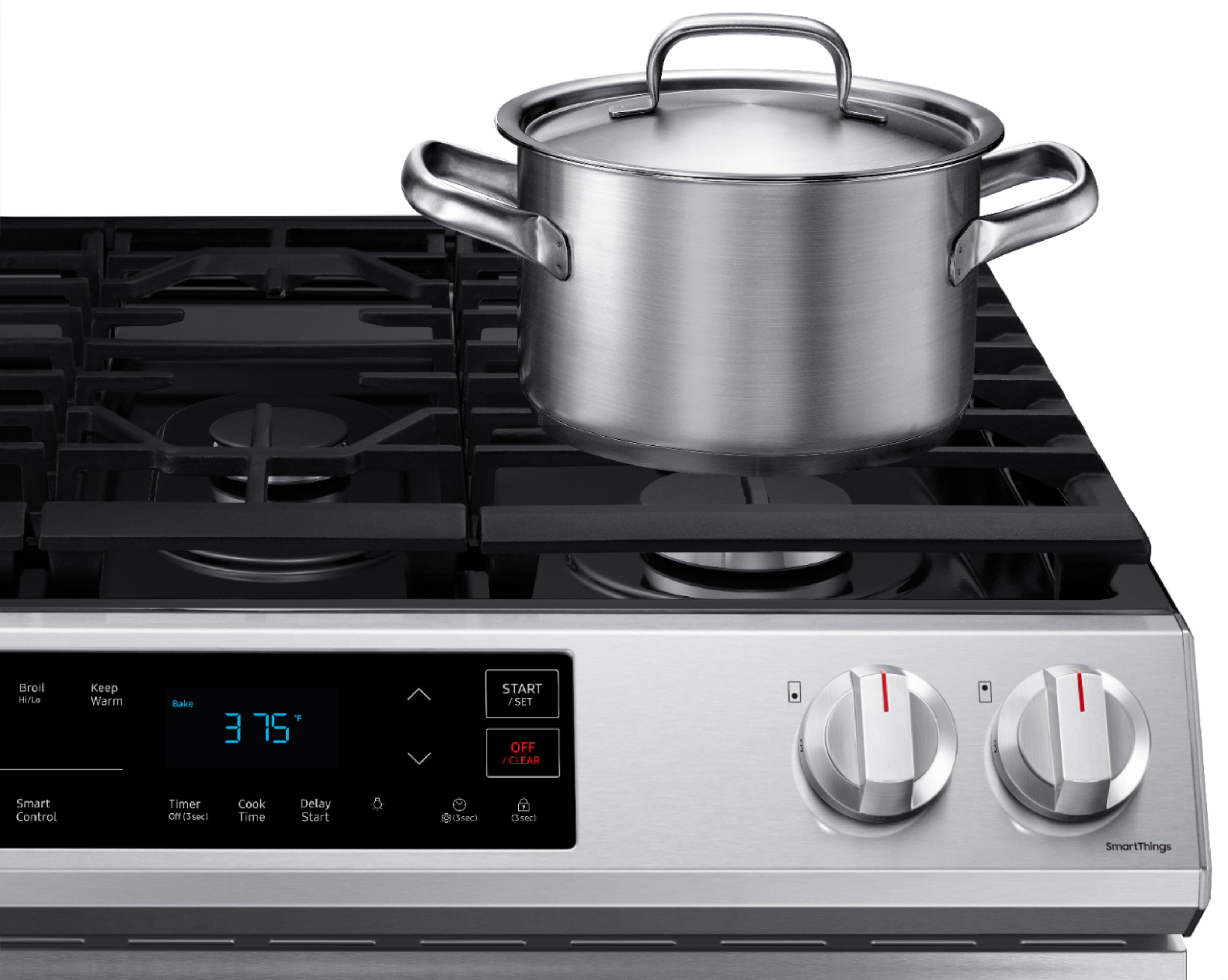 Samsung 6.0 Cu. ft. Stainless Smart Slide-in GAS Range