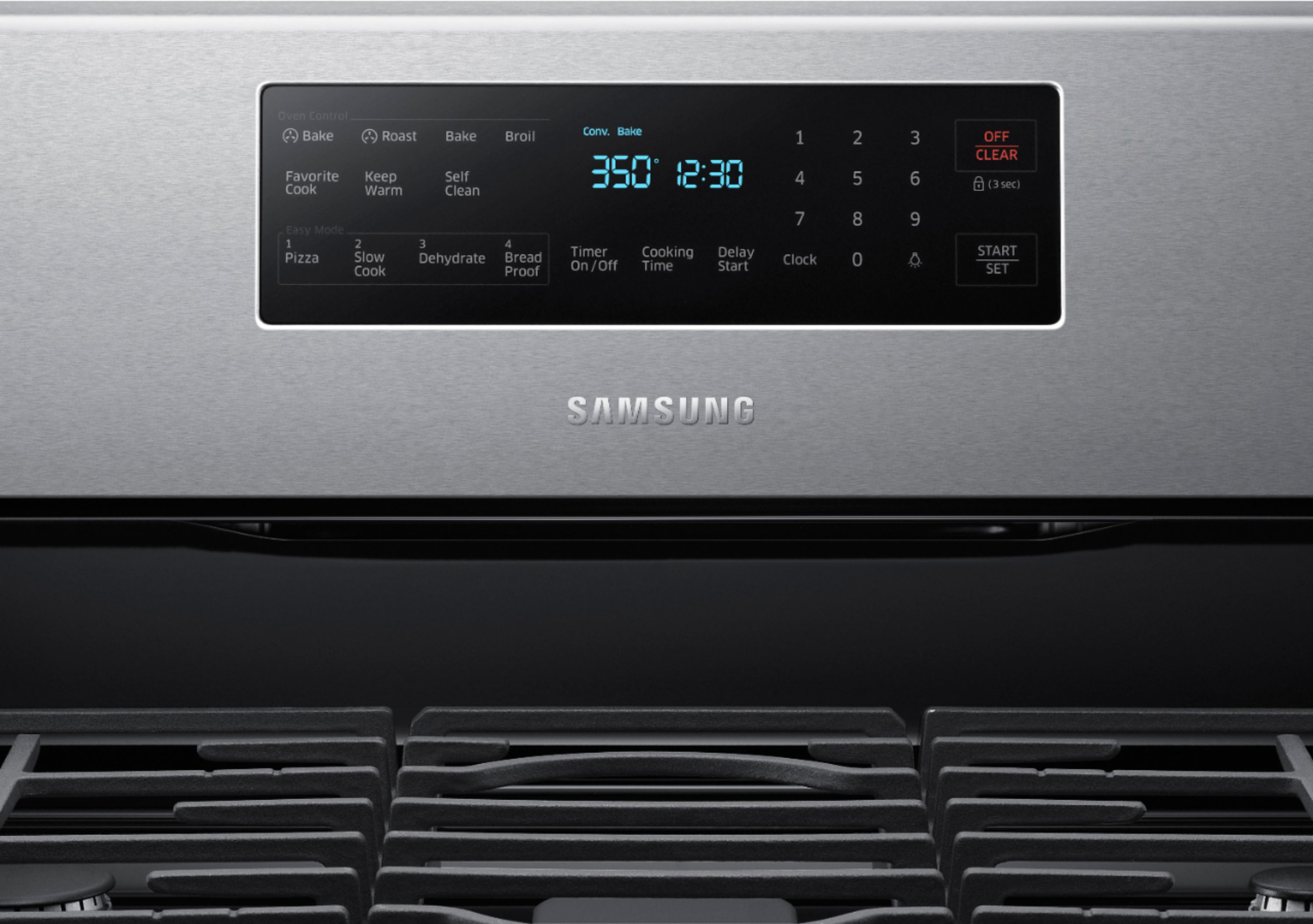 Samsung NX58T7511SS 30 Freestanding Gas Range - w/Air Fry Tray, Stainless  Steel