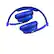 Left. Skullcandy - Cassette On-Ear Wireless Headphones - Blue.
