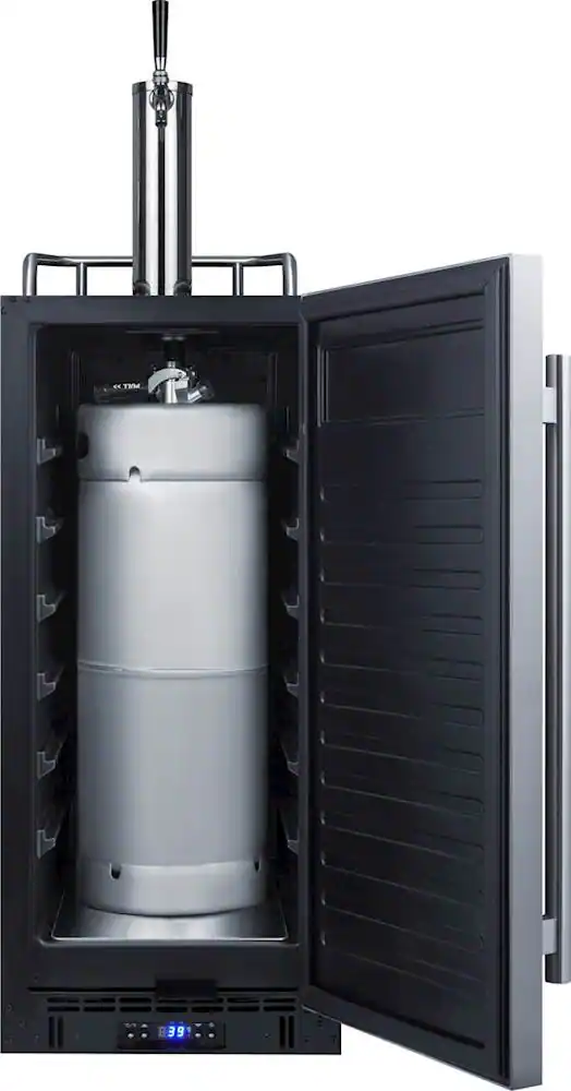 Alt View 11. Summit Appliance - 2.9 Cu. Ft. 1-Tap Beverage Cooler Kegerator.