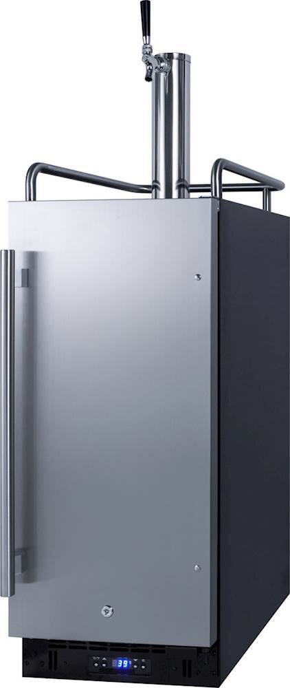 Left. Summit Appliance - 2.9 Cu. Ft. 1-Tap Beverage Cooler Kegerator.