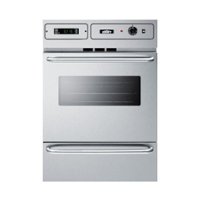 Summit Appliance - 24" Built-In Single Electric Oven - Stainless Steel - Front_Zoom
