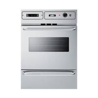 Summit Appliance - 24" Built-In Single Electric Oven - Stainless Steel - Front_Zoom