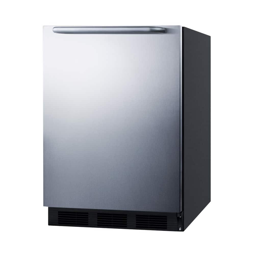 Alt View 11. Summit Appliance - 5.5 Cu. Ft. Mini Fridge - Stainless Steel.