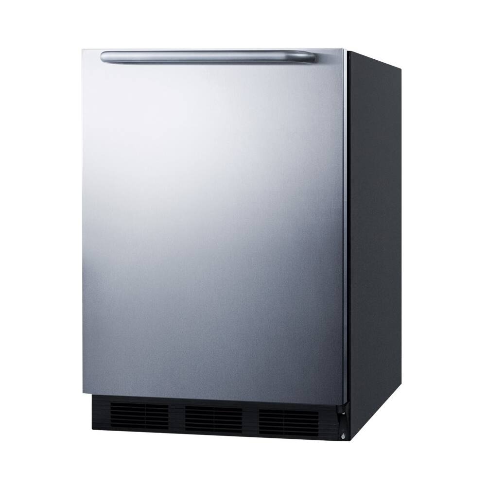 Alt View 11. Summit Appliance - 5.5 Cu. Ft. Mini Fridge - Stainless Steel.
