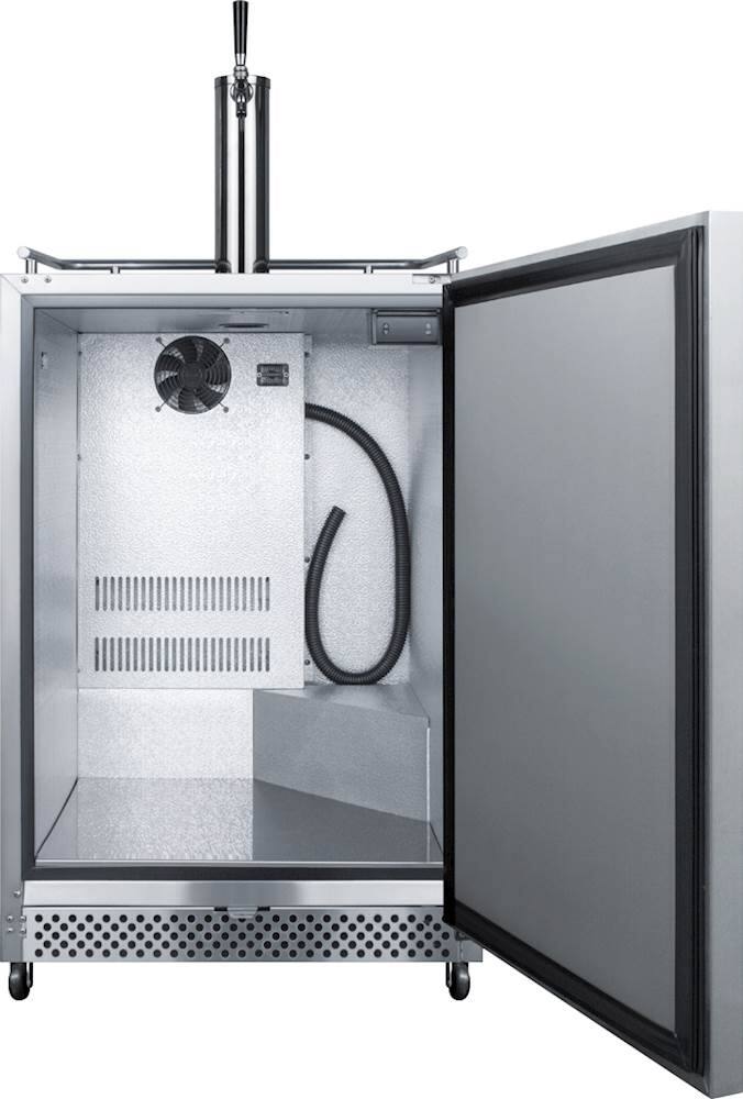 Best Buy Summit Appliance 6.0 Cu. Ft. 1Tap Beverage Cooler Kegerator Stainless steel SBC695OS