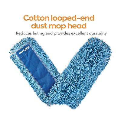 Cotton looped-end dust mop head  
Reduces linting and provides excellent durability