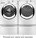 Alt View 12. Whirlpool - Duet 7.4 Cu. Ft. 9-Cycle Steam Gas Dryer - White.