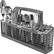 Alt View 14. GE - Front Control Built-In Dishwasher with Hybrid Stainless Steel Tub, Dry Boost, 3rd Rack, 50dBA - Black.
