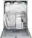 Alt View 12. GE - Top Control Built-In Dishwasher with Sanitize Cycle and Dry Boost, 54dBA - White.