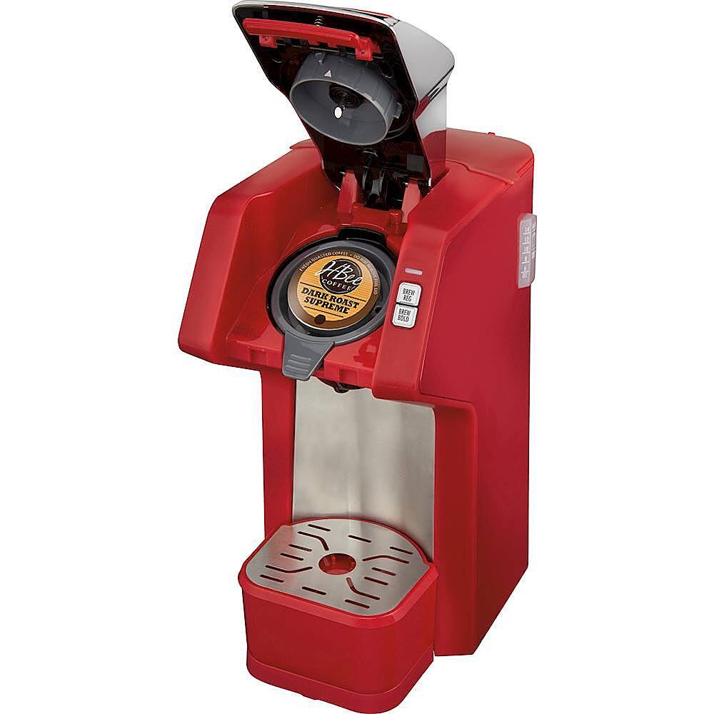 Alt View 13. Hamilton Beach - FlexBrew Single-Serve Coffee Maker - Red.