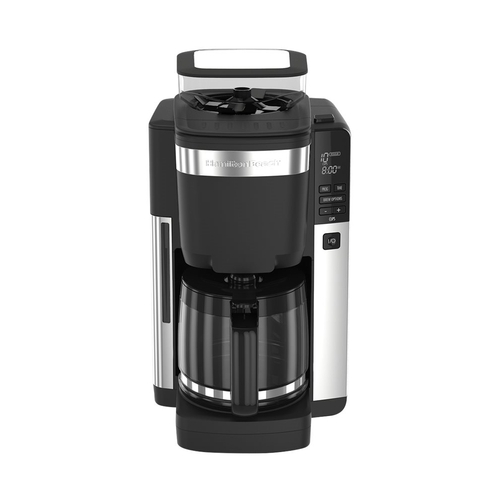 Hamilton Beach - FrontFill 12-Cup Coffee Maker - Black/Stainless
