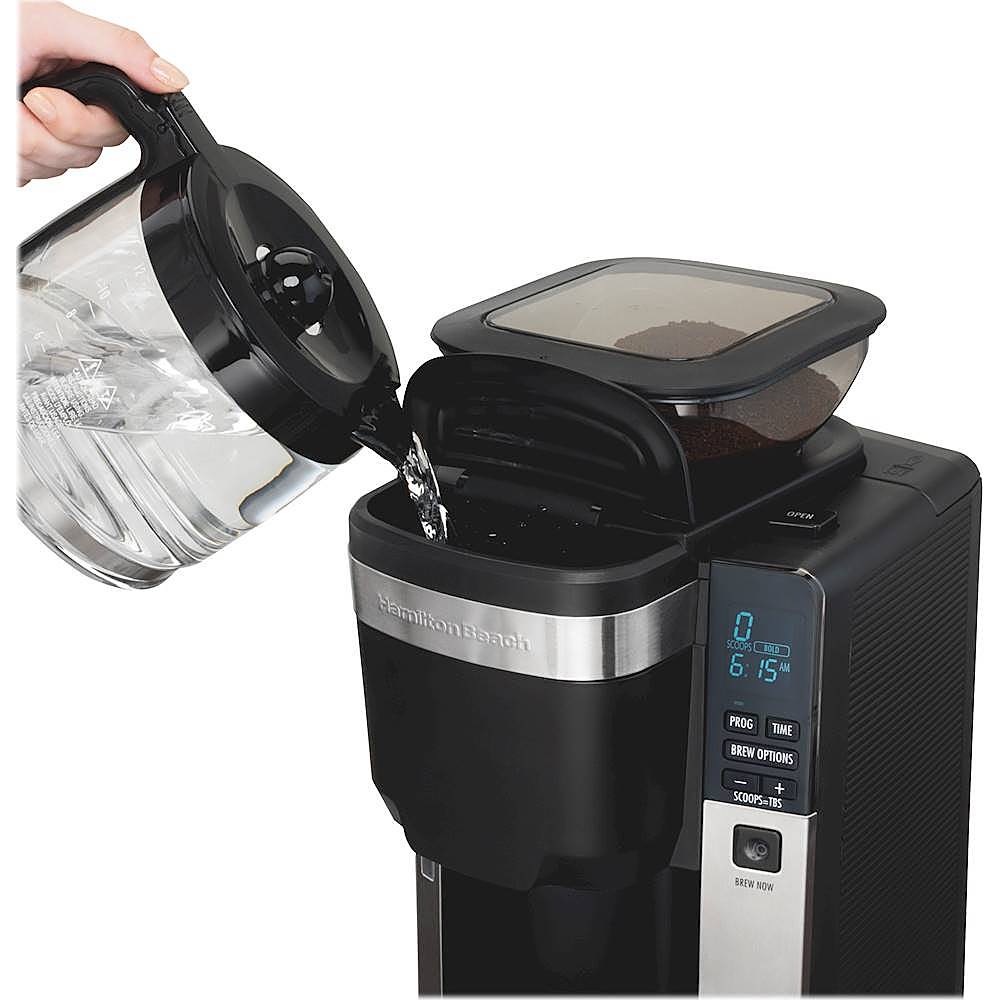 Best Buy: Hamilton Beach FrontFill 12-Cup Coffee Maker with Water Filtration  Black 46391