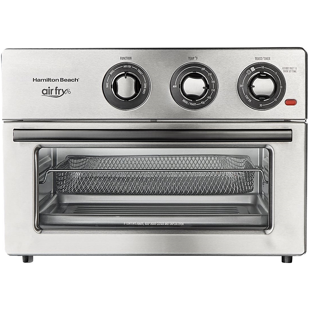 Hamilton Beach 6 Function Air Fry Toaster Oven Stainless  - Best Buy