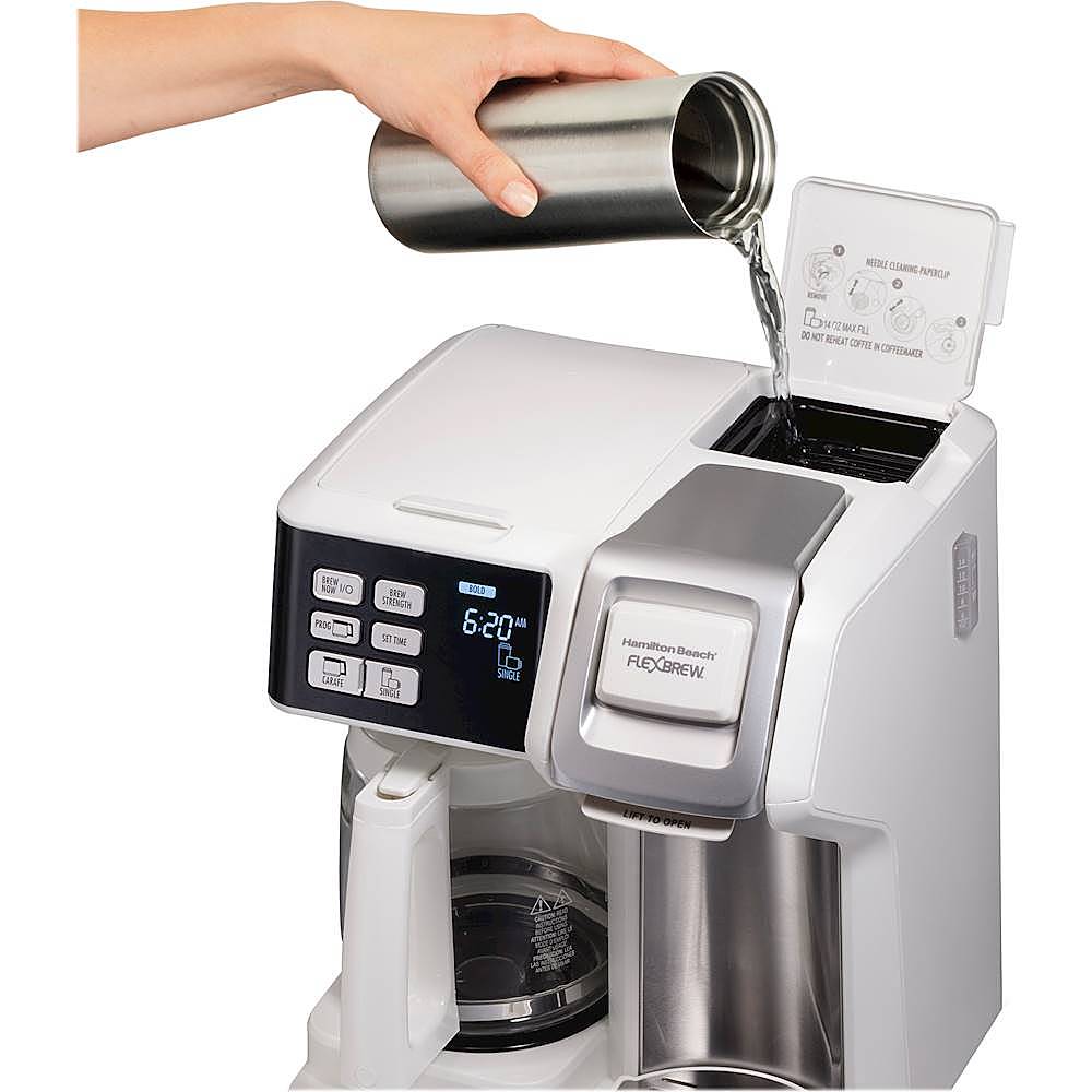Hamilton Beach FlexBrew Single-Serve Coffee Maker Black/Silver 49963 - Best  Buy