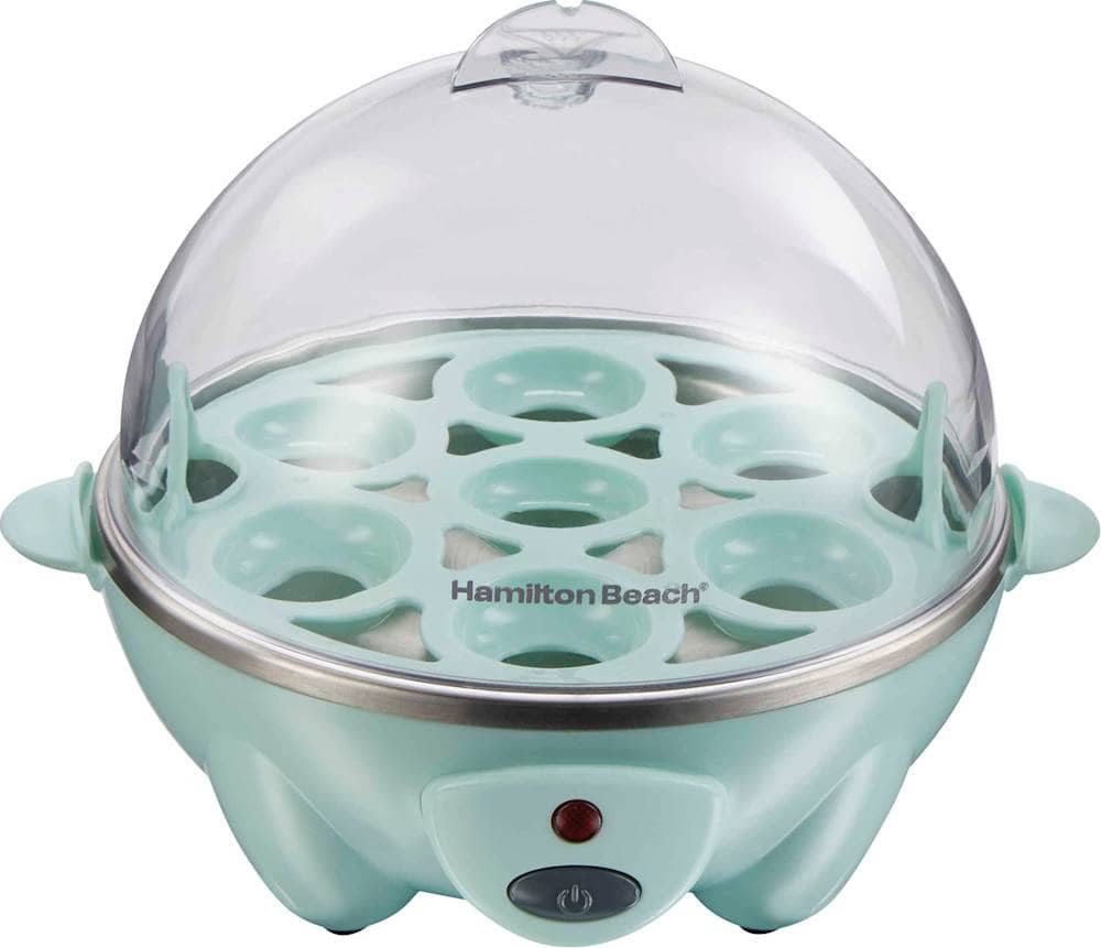Front. Hamilton Beach - 7-Egg Cooker - Teal.