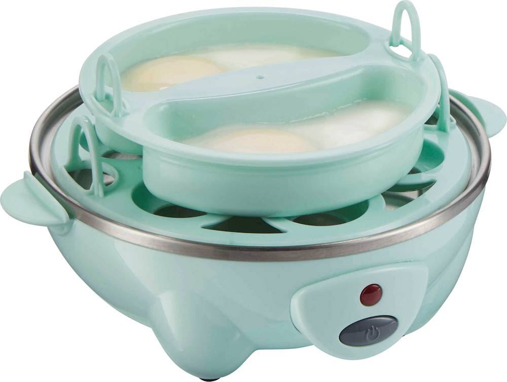 Alt View 12. Hamilton Beach - 7-Egg Cooker - Teal.