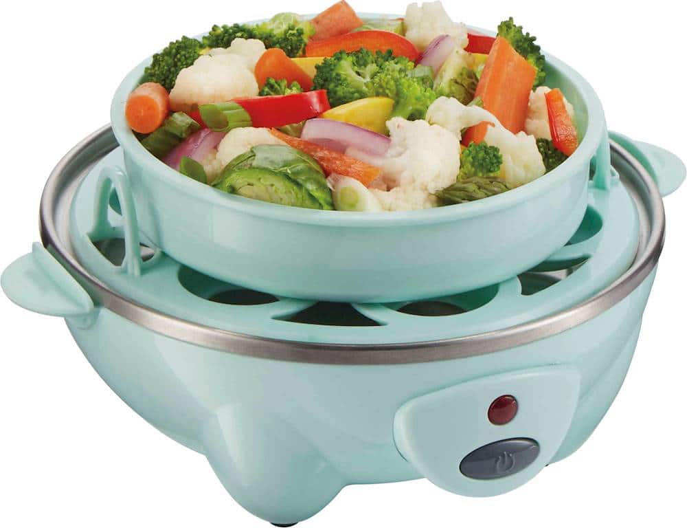 Alt View 13. Hamilton Beach - 7-Egg Cooker - Teal.