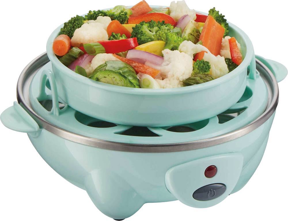 Alt View 13. Hamilton Beach - 7-Egg Cooker - Teal.