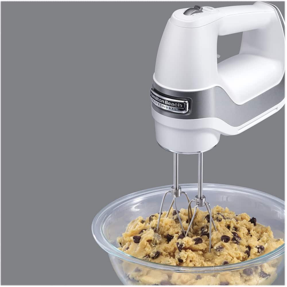 Alt View 18. Hamilton Beach - 62652 Professional 5-Speed Hand Mixer - White.