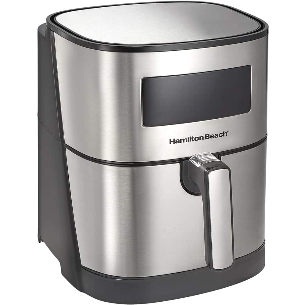 Best Buy: Hamilton Beach 5.3qt Digital Hot Air Fryer Stainless Steel 35075