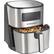Left. Hamilton Beach - 5.3qt Digital Hot Air Fryer - Stainless Steel.