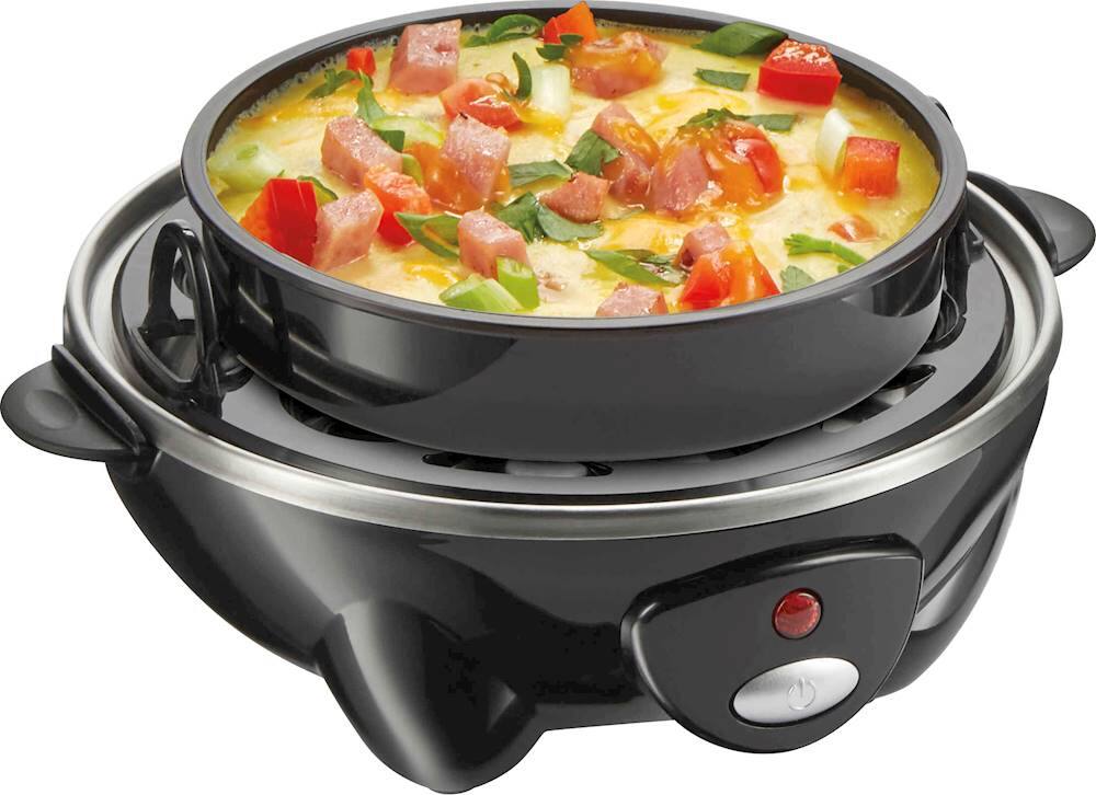 Alt View 11. Hamilton Beach - 7-Egg Cooker - Black.