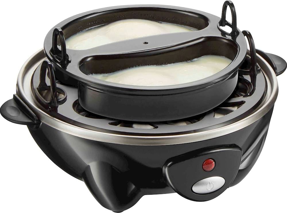 Alt View 12. Hamilton Beach - 7-Egg Cooker - Black.