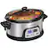 Front. Hamilton Beach - FlexCook 6qt Digital Slow Cooker - Silver.