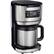 Left. Hamilton Beach - FrontFill 12-Cup Coffee Maker with Water Filtration - Black.