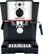Front. Hamilton Beach - Espresso Machine with 15 Bars of Pressure and Milk Frother - Black.