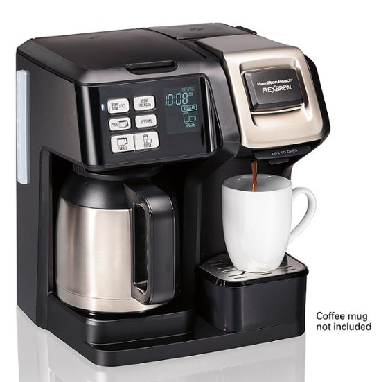 Hamilton Beach FlexBrew 10Cup Coffee Maker and Espresso Machine Black