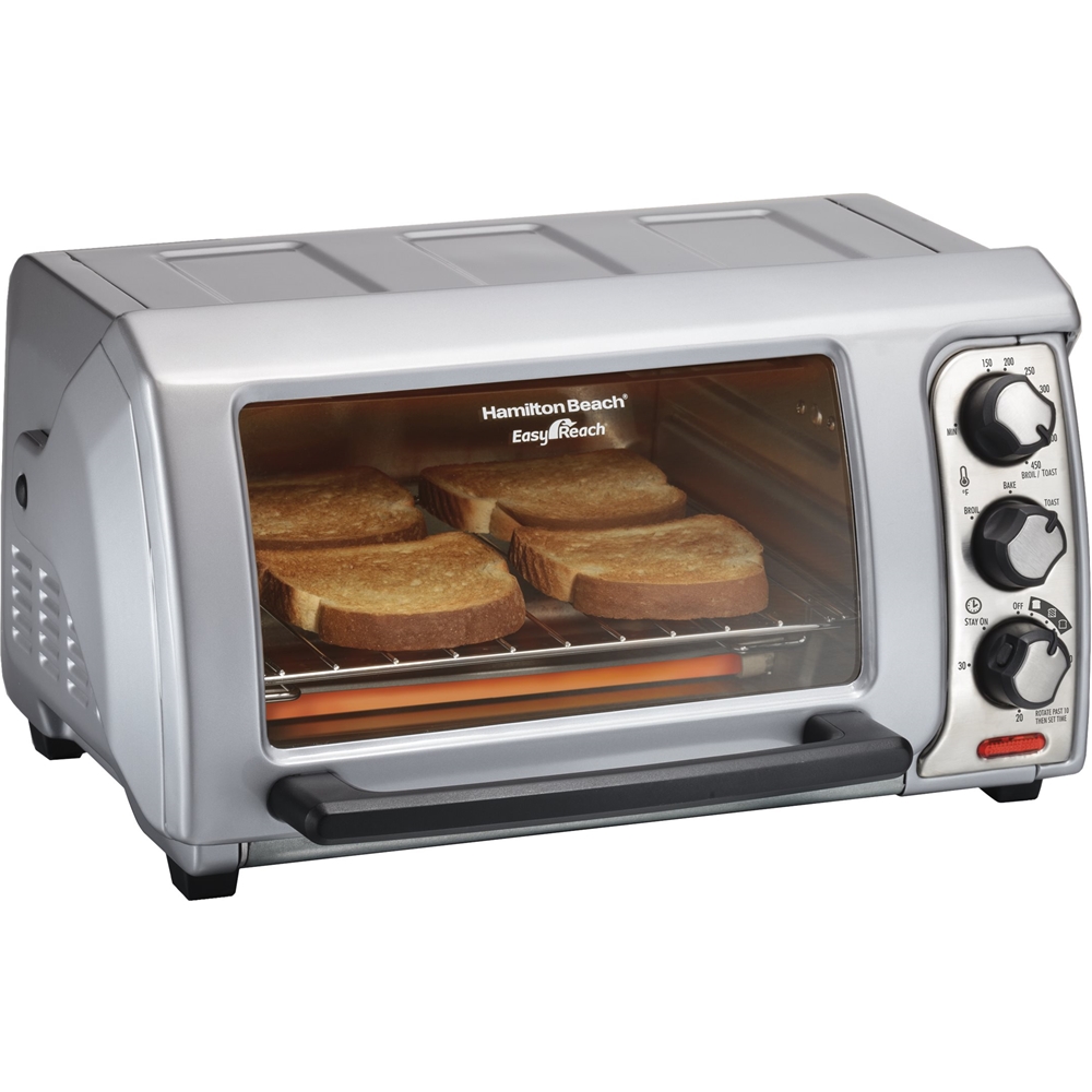 Hamilton Beach 31116PS Proctor 4 Slice Toaster Oven Refresh White Broi