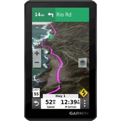 Garmin - Zumo 5.5" GPS with Built-In Bluetooth and Map Updates - Black - Front_Zoom