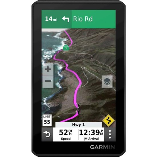 Front Zoom. Garmin - Zumo 5.5" GPS with Built-In Bluetooth and Map Updates - Black.