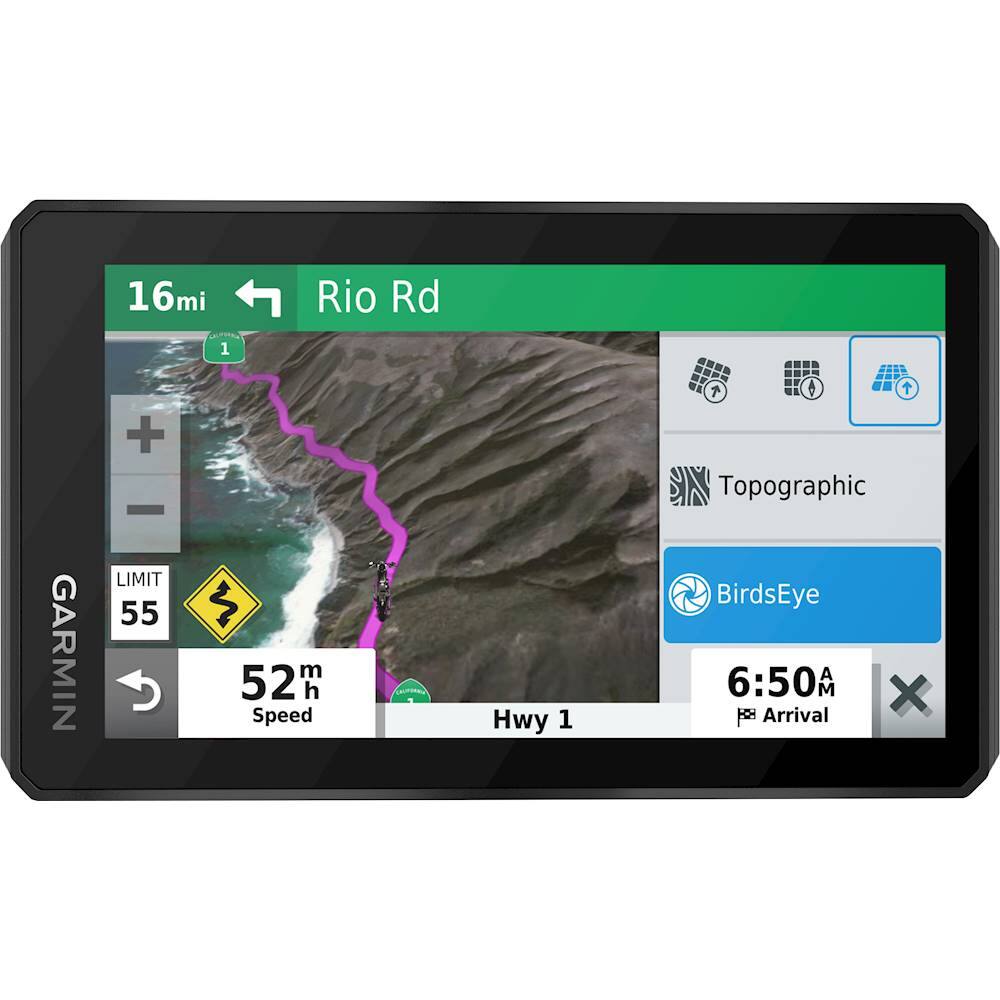 Alt View 11. Garmin - Zumo 5.5" GPS with Built-In Bluetooth and Map Updates - Black.
