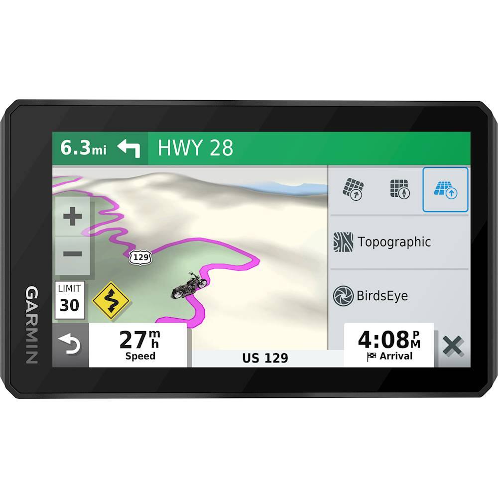 Alt View 14. Garmin - Zumo 5.5" GPS with Built-In Bluetooth and Map Updates - Black.