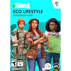 The SIMS 4 ECO LIFESTYLE EXPANSION PACK is now available for PC and Mac digital download. This expansion pack includes a teen PC/Mac digital download and requires an internet connection for product activation.