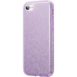 SaharaCase - Sparkle Case for Apple® iPhone® SE (2nd Generation and 3rd Generation 2022) - Lavender - Front_Zoom