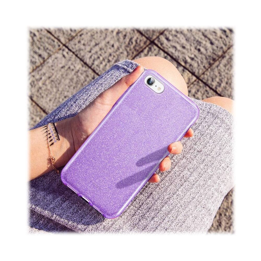 Alt View 15. SaharaCase - Sparkle Case for Apple® iPhone® SE (2nd Generation and 3rd Generation 2022) - Lavender.