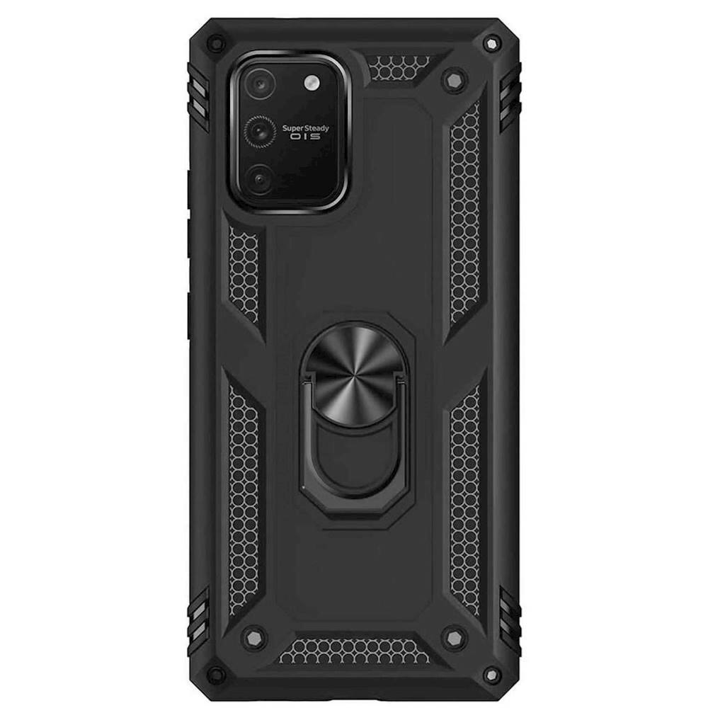 Alt View 1. SaharaCase - Military Kickstand Series Case for Samsung Galaxy S10 Lite - Black.